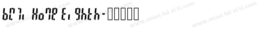 BW7i Home Eighth字体转换